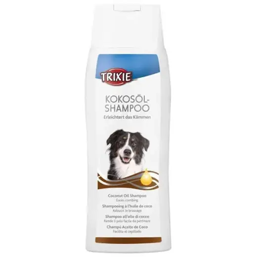 Šampūns suņiem : Trixie Coconut oil shampoo, 250 ml, ar kokosriekstu eļļu