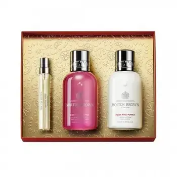 Fiery Pink Pepper Travel Gift Set - Gift set.