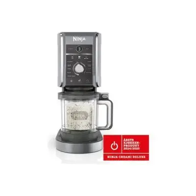 Ninja Icecreme Maker (NC502EU) Creami Deluxe 10-in1 10in1 black silver