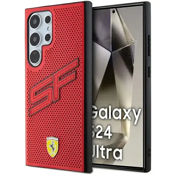 Ferrari FEHCS24LPINR S24 Ultra S928 czerwony|red hardcase Big SF Perforated