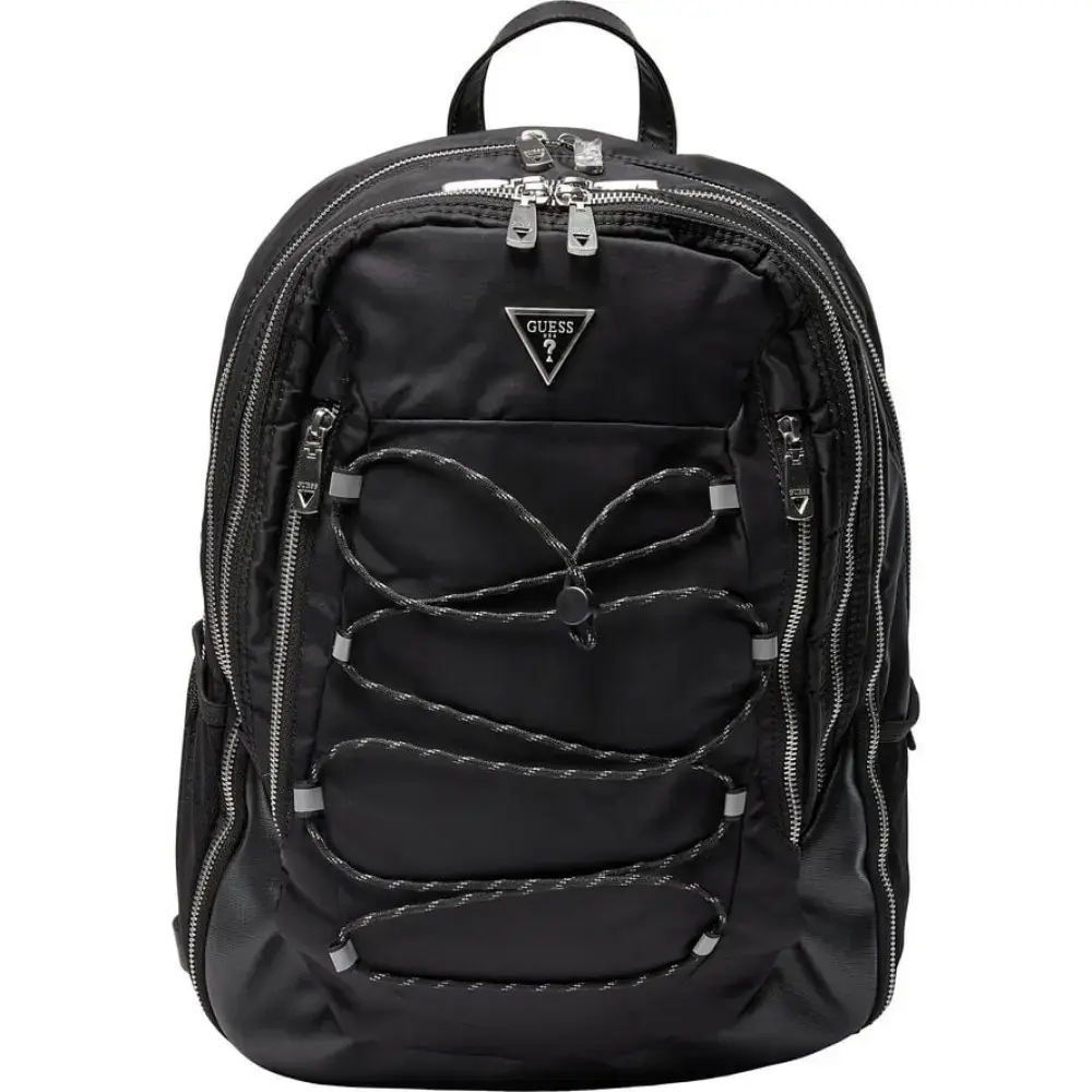 Guess, Certosa, Nylon, Textile Crossbody Bag, Black, HMECRNP2209, 33 x 46 x 15 cm, For Men