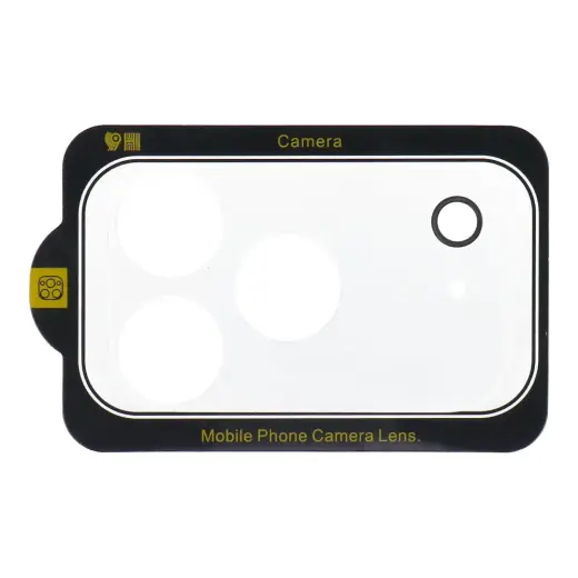 5D Full Glue Camera Tempered Glass - for iPhone 17 Pro Transparent