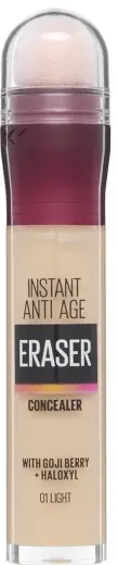 Maybelline, Instant Anti Age Eraser, Correcting, Under-Eye Concealer Pen, 1, Light, 6.8 ml