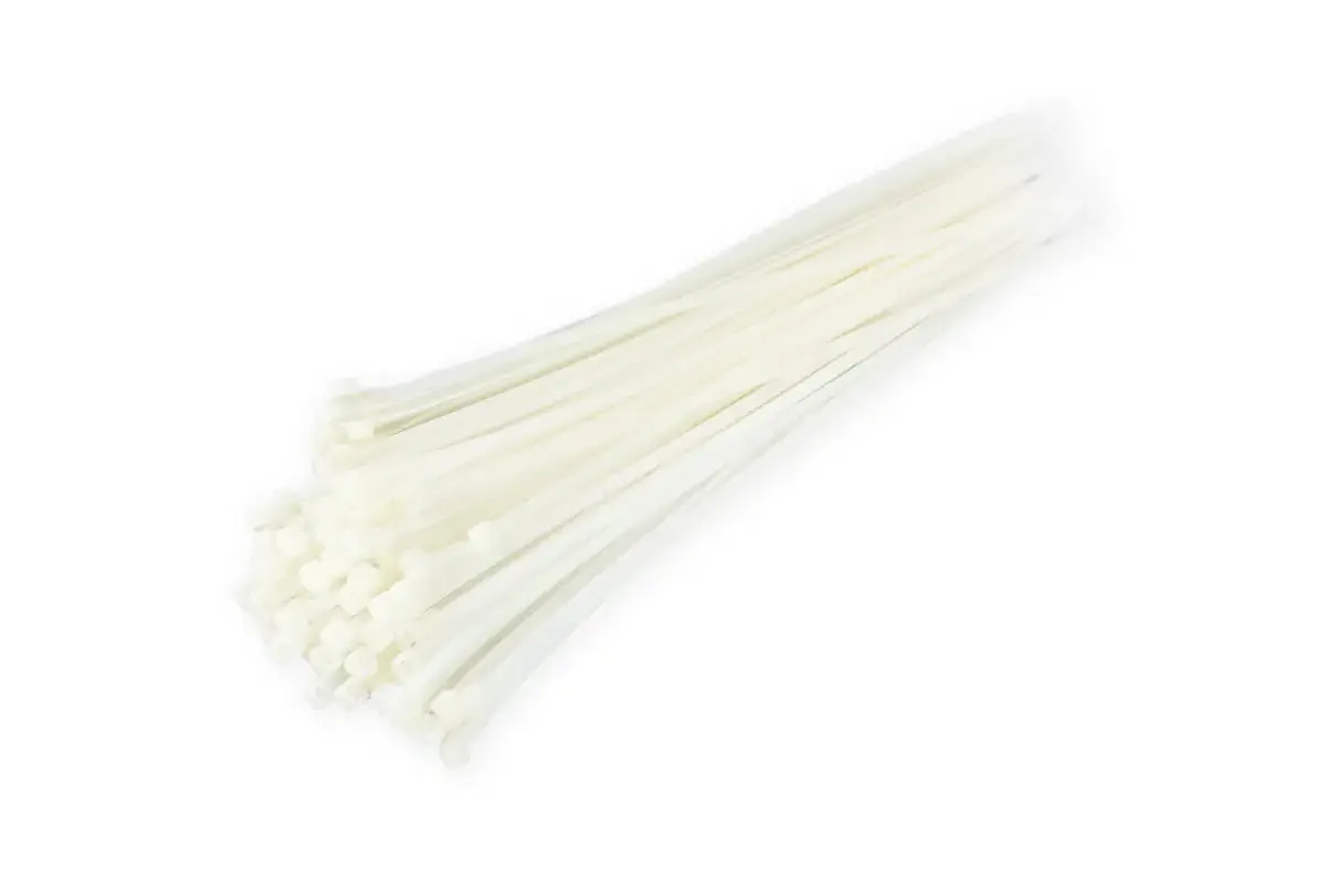 Cable ties white 3,6x150mm - 100 pcs