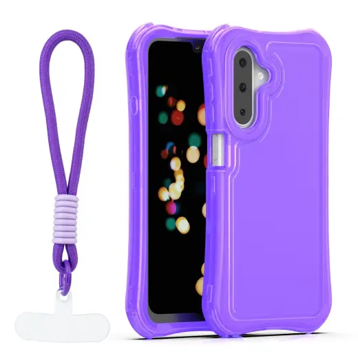 Safepop case with strap for Samsung Galaxy A17 4G / A17 5G / A26 5G purple