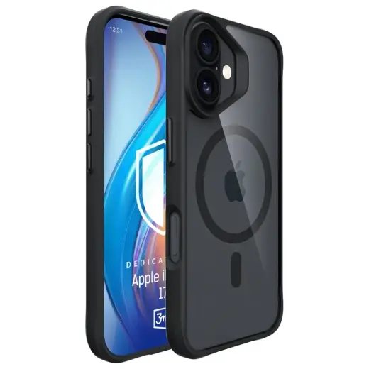 Case 3MK Satin Amor MagCase for Apple iPhone 17 transparent