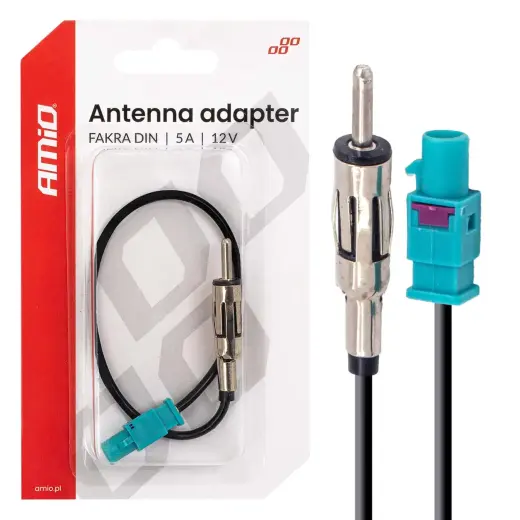 Antenna adapter FAKRA DIN 5A 12V AMIO-04443