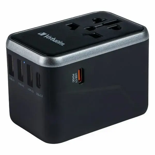 Verbatim UTA-04 зарядное устройство | 61W | PD | USB-A, USB-C | черное