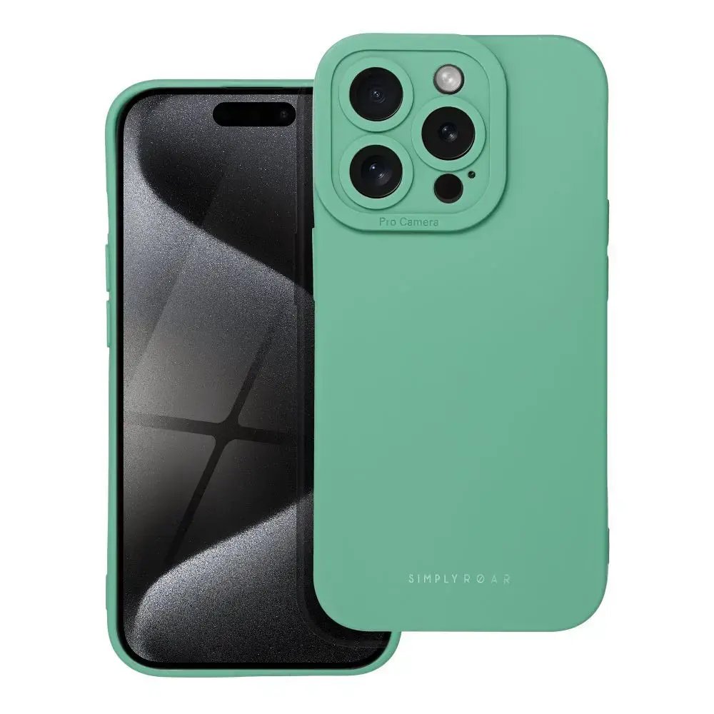 Roar Luna maciņš telefonam iPhone 15 Pro zaļš
