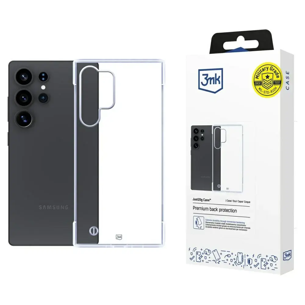 3MK Just20g Clear Case for Samsung Galaxy S25 Ultra