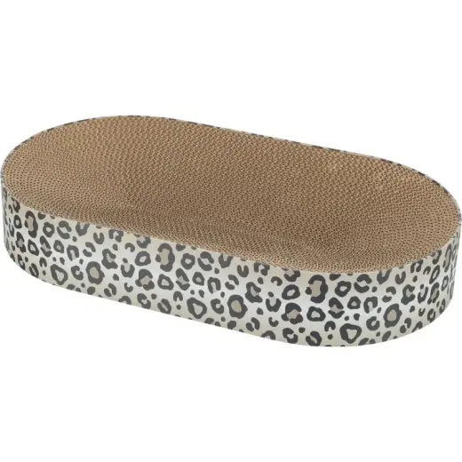 Nagu asināmais - Trixie Leo scratching bed, cardboard, catnip, 63 × 10 × 35 cm