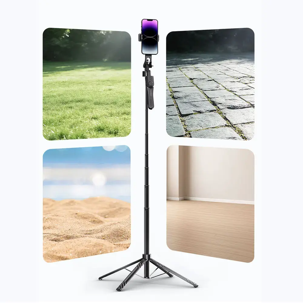 Selfie stick Orico SPN185 1/4" tripod for phone camera with 360 degree rotation Bluetooth 5.2 - black