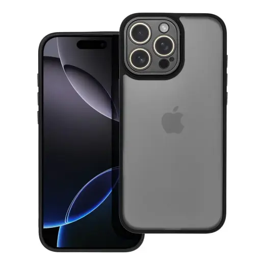 VARIETE maciņš telefonam iPhone 16 Pro Max melns
