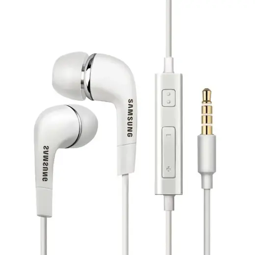 Samsung EHS64AVFWE vadu austiņas ar 3,5 mm mini jack un mikrofonu (oem) - baltas