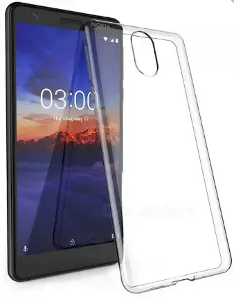 Fusion Ultra Back Case 0.5 mm Silicone Case For Nokia 3.1 Transparent