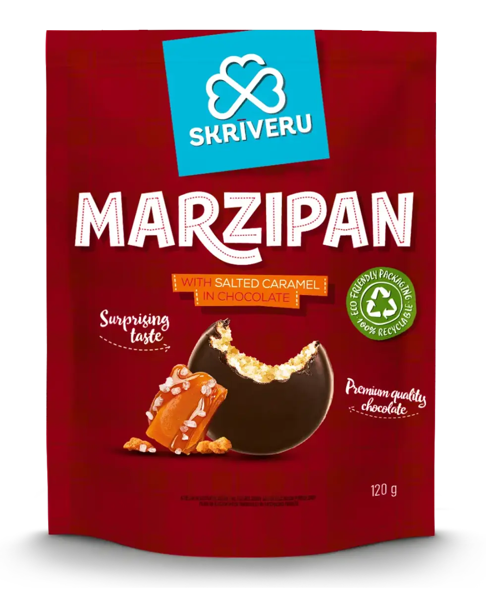 Skrīveru saldumi SKRĪVERU Marzipan in chocolate