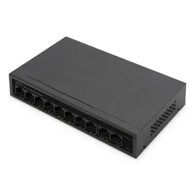 DIGITUS - switch - IEEE 802.3af, IEEE 802.3at - 8 ports - unmanaged