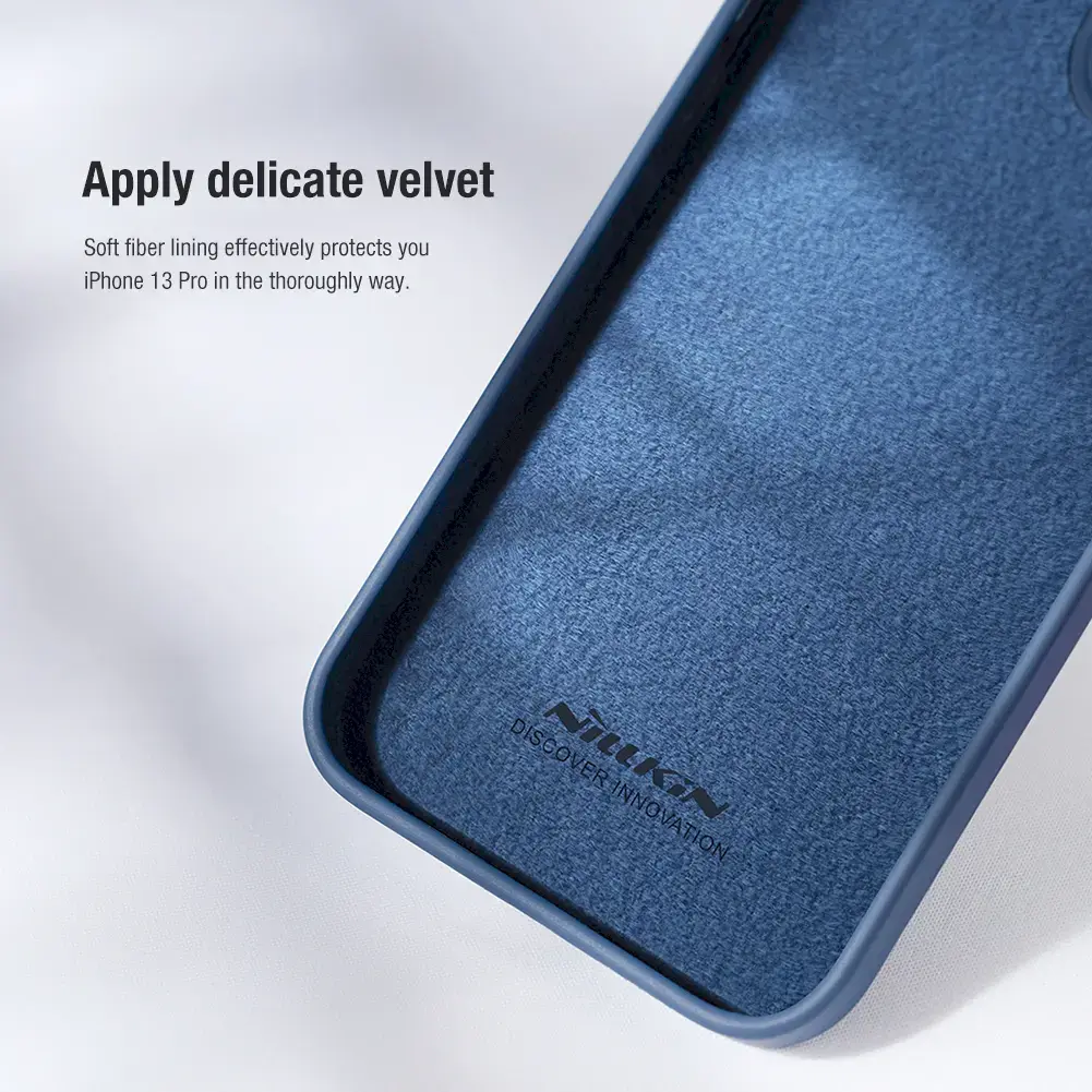 Nillkin CamShield Silky Silicone Case for iPhone 13 Pro Blue