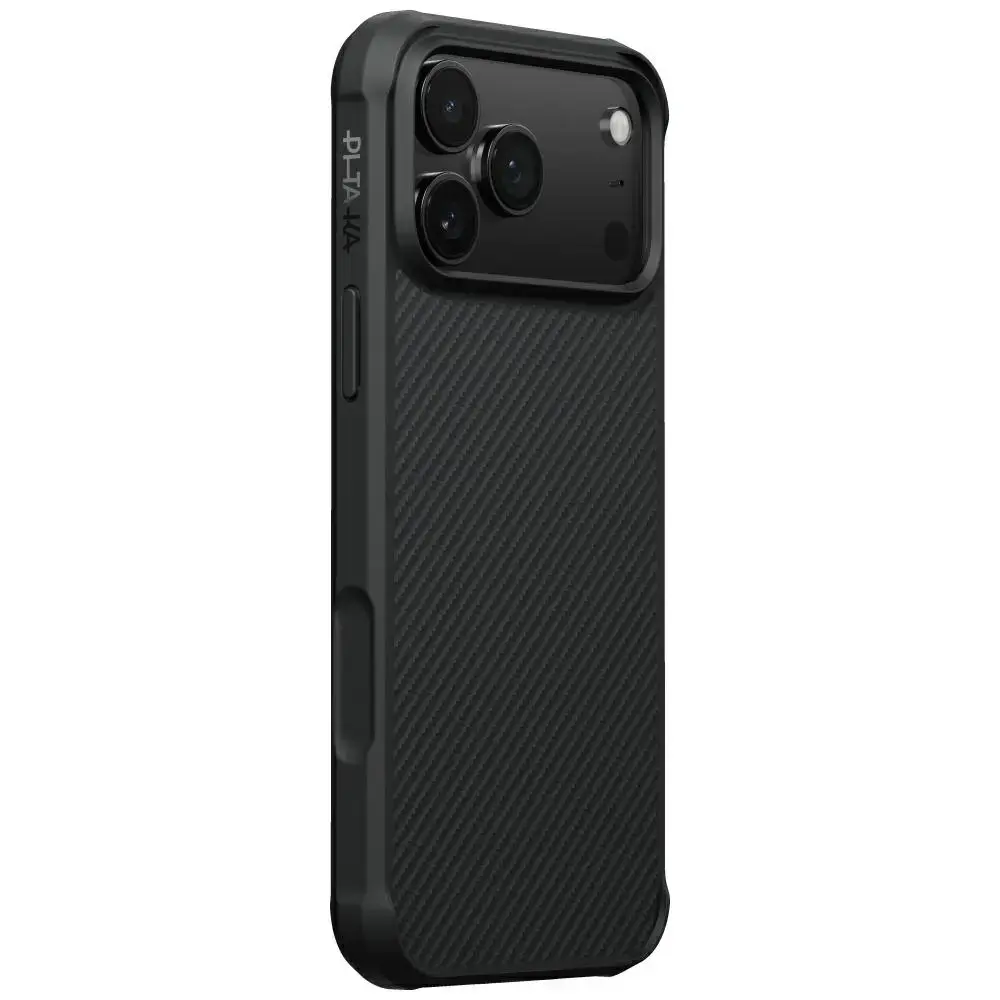 PITAKA Aramid ProGuard maciņš telefonam iPhone 17 Pro melns