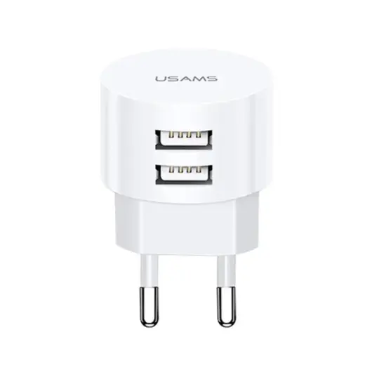 USAMS CC80TC01 travel charger | 10W | USB-A | white