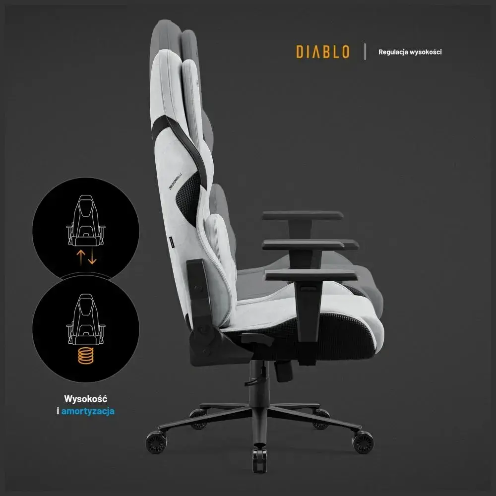 Gaming chair Diablo X-One PRIME Normal Size grey