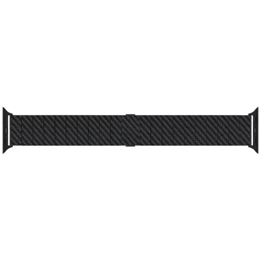 Band PITAKA Carbon Fiber Modern for Apple Watch 1|2|3|4|5|6|7|8|9|10|SE|Ultra|Ultra2 black grey Photo