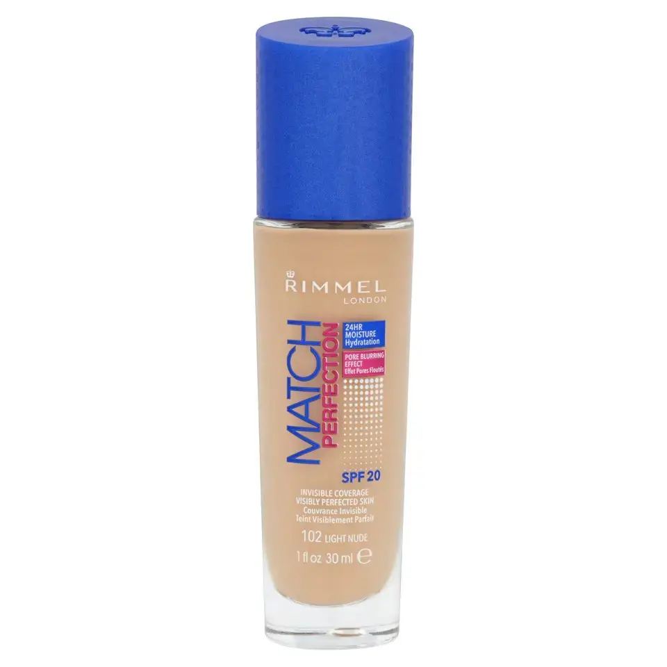 Debenhams Match Perfection Foundation in Light Nude 102