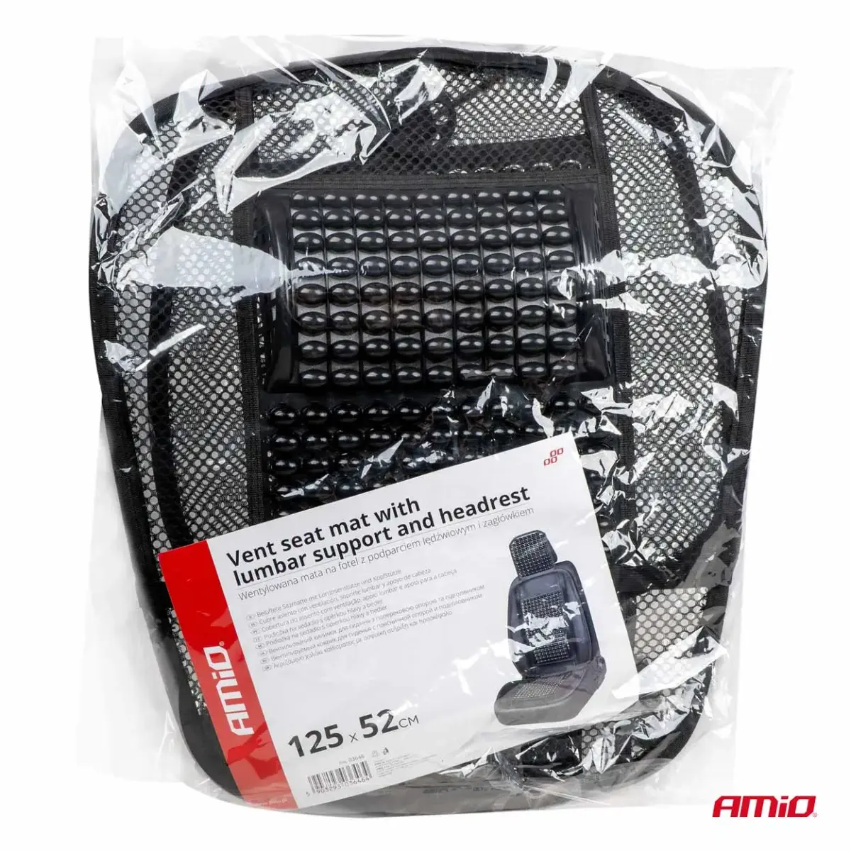 Vent seat mat with lumbar support AMIO-03646