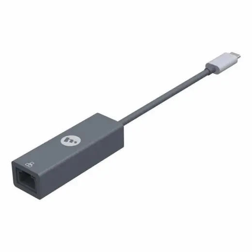 Adapter Ethernet RJ45 (female) to Type C (male) Mophie adapter grey