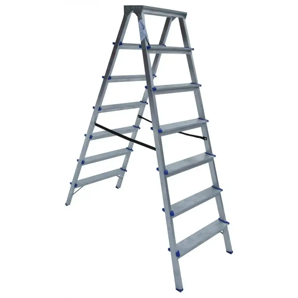Elkop Aluminum ladder DHR 7 steps, platform height 1.51m/max 3.5m