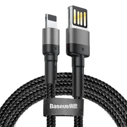 Baseus Cafule data transfer and charging cable | USB-A to Lightning | 12W | 1m | gray, black