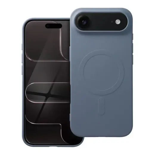 Silicone Mag Cover (big hole) чехол с поддержкой MagSafe для телефона iPhone 17 Air синий