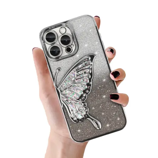 Tel Protect Butterfly Water Case for Iphone 12 silver