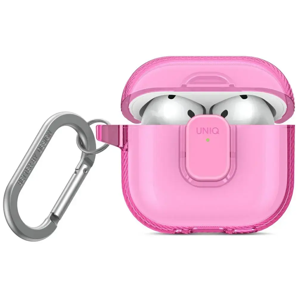 Case UNIQ Glase Pro for AirPods 4 Lock    Case pink