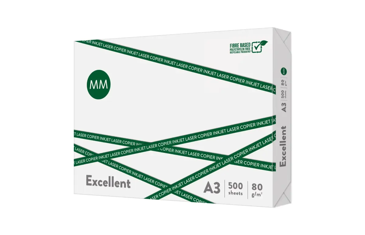 Bloom Office paper MM FLOW Excellent, A3, 80 g/m2, 500 sheets