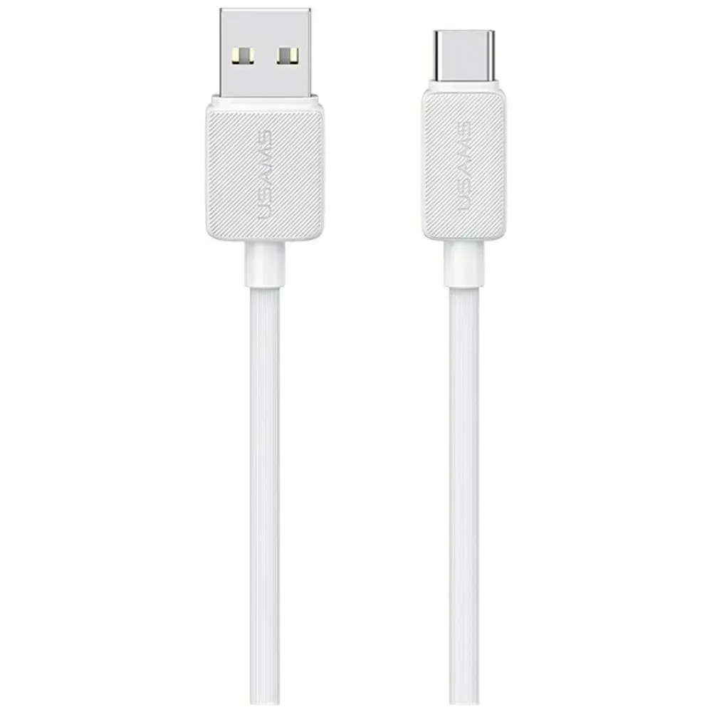 USAMS US-SJ6938 datu pārraides un uzlādes vads | USB-A uz USB-C | 15W | 2m | balts