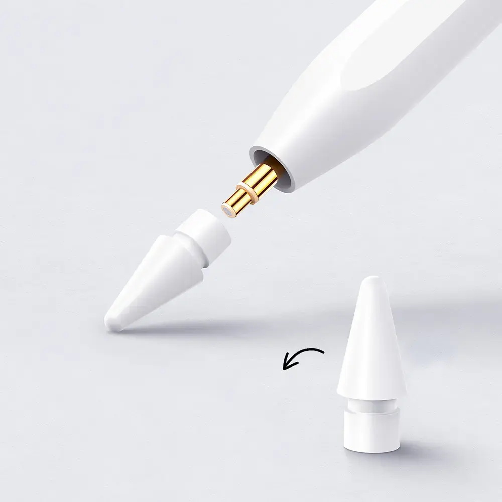 Joyroom JR-X9S Pro Active Stylus with 2 Interchangeable Tips - White