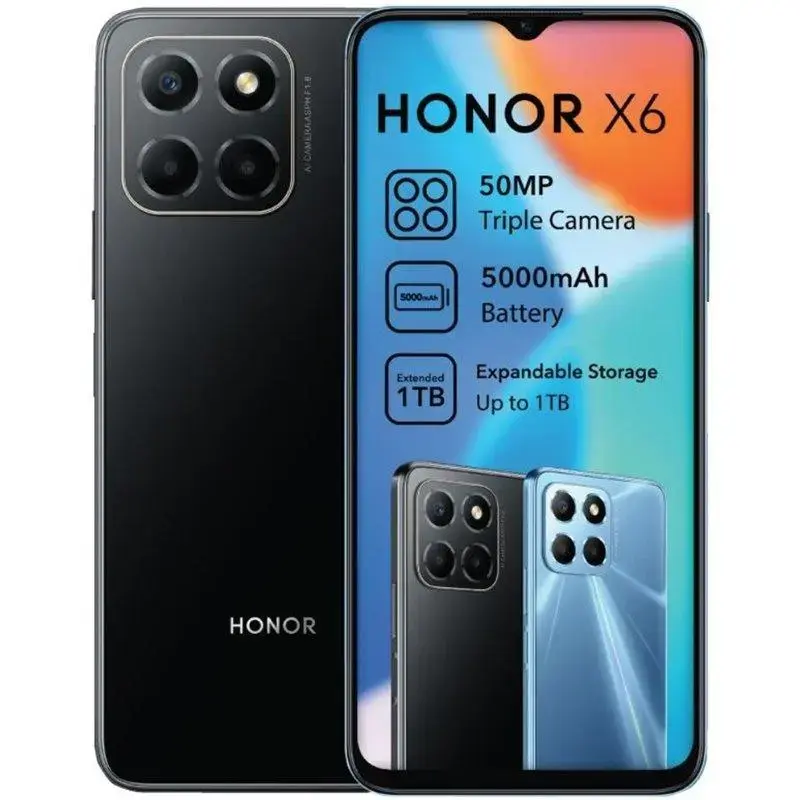 Huawei Honor X6 Dual 4+64GB Midnight Black