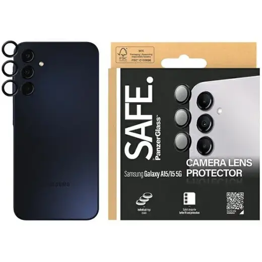 SAFE by PanzerGlass Sam A15 | A15 5G Hoops Camera czarny|black SAFE95681