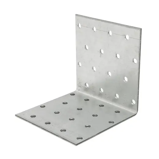 Angle bracket KM9 80x80x80x2mm, wide corner mounting