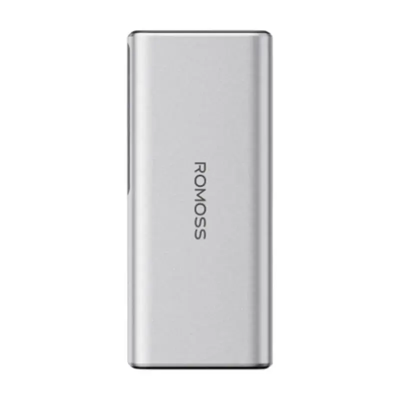 Romoss PPU10 external battery (powerbank) | 10000 mAh | 130W | USB-C, USB-A | silver