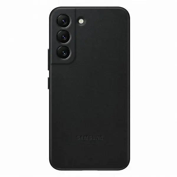 EF-VS901LBE Samsung Leather Cover for Galaxy S22 Black
