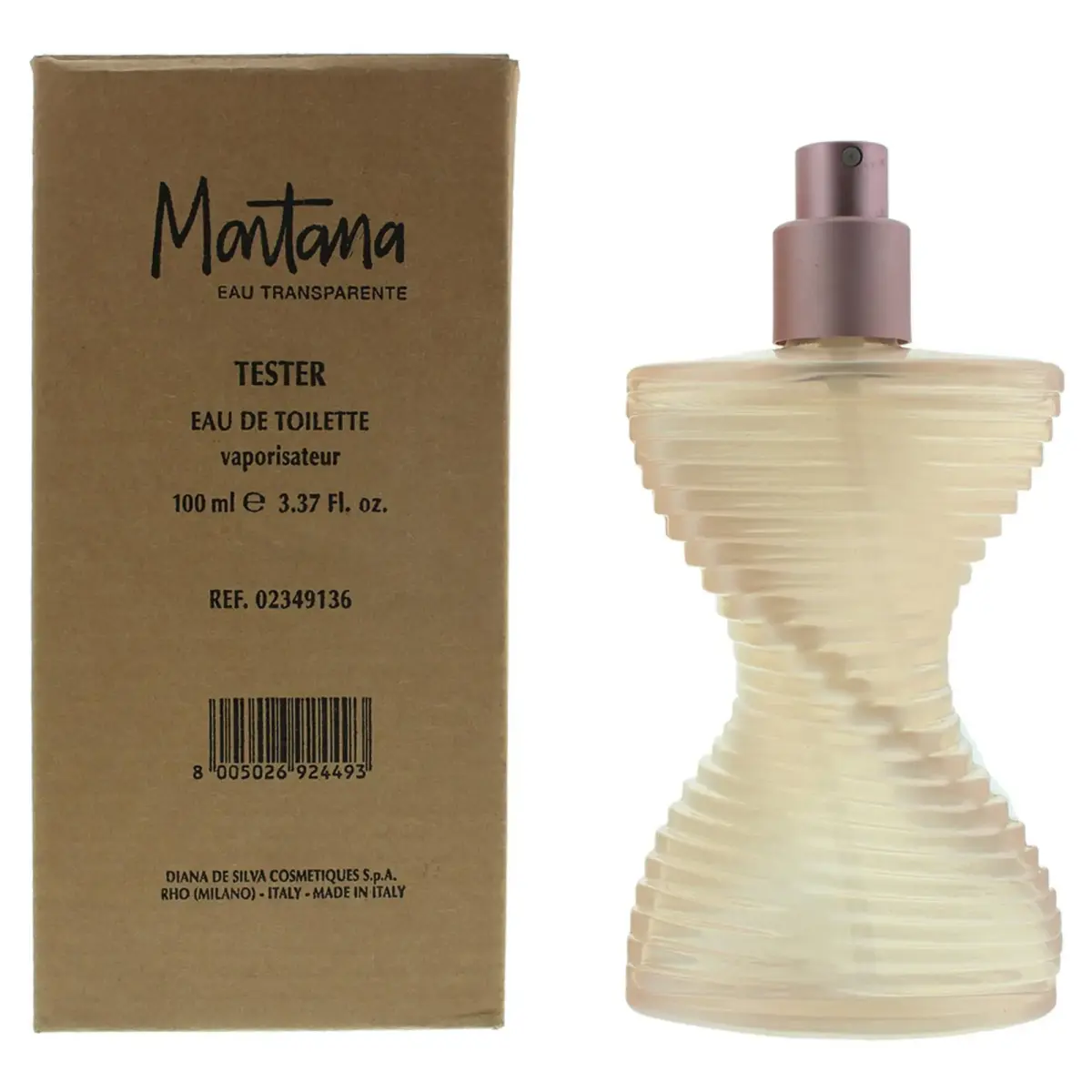 Montana, Eau Transparente, Eau De Toilette, For Women, 100 ml *Tester