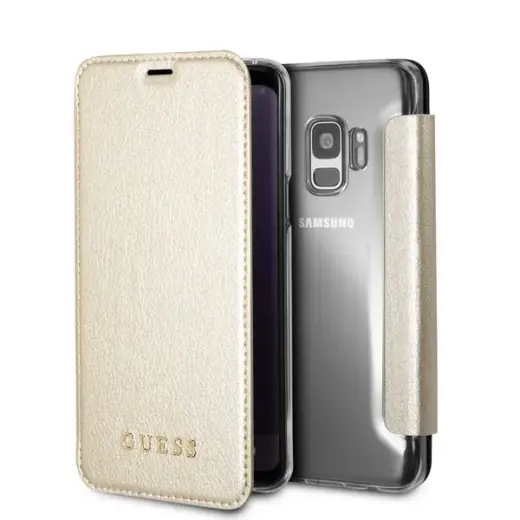 Guess GUFLBKS8LIGLTGO S8 Plus G955 gold|złoty book Iridescent