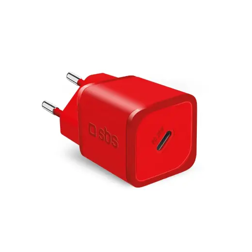 GaN Battery Charger | 20W | PD | GaN | USB-C | red