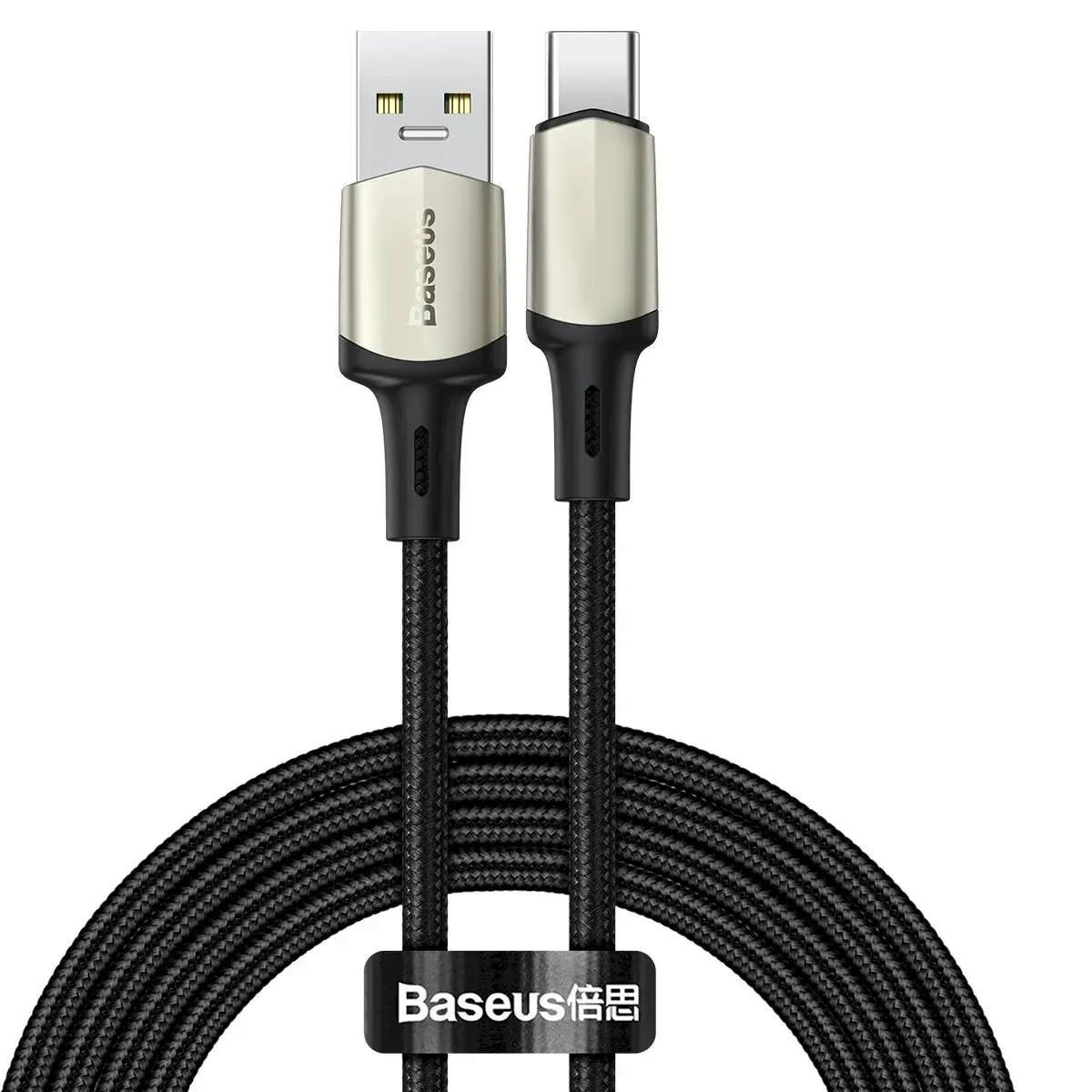 Baseus Cafule VOOC USB-C Charging Cable 5A | PD | SuperCharge | QC 3.0 | 200 cm Black