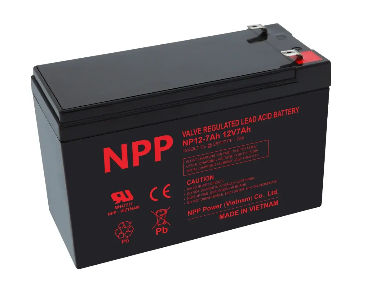 Battery 12V 7Ah T1(F1) Pb AGM