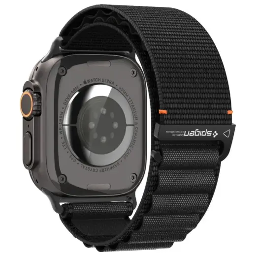 Spigen WBF1 smartwatch strap for Apple Watch 6/7/8/9/10/11/SE/SE 3/Ultra 1/Ultra 2/Ultra 3 (44/45/46/49 mm) | black