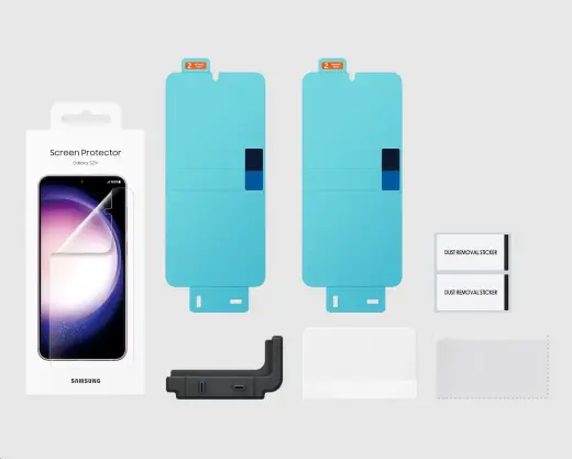 Samsung EF-US916CTE apsauginė plėvelė telefonui Samsung Galaxy S23+ (S916) (Pažeista pakuotė)