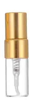 By Perfume atkārtoti uzpildāma stikla smaržu pudelīte 10ml zeltains